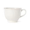 Lenox French Perle Groove White 2Pc Latte Mug Set With $3 Credit Home