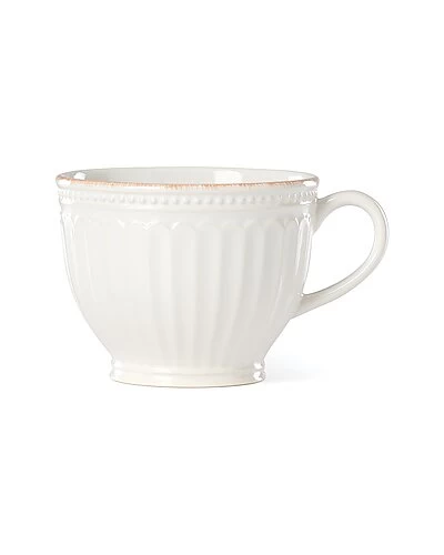 Lenox French Perle Groove White 2Pc Latte Mug Set With $3 Credit Home