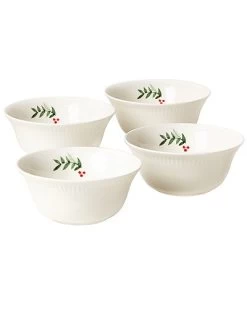Lenox Profile Snow Day 4pc Bowl Set Home
