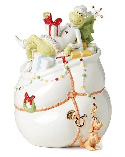Lenox Merry Grinchmas Cookie Jar Home