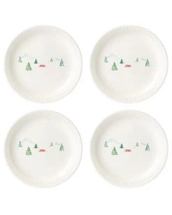 Lenox Profile Snow Day 4pc Dinner Plate Set Home